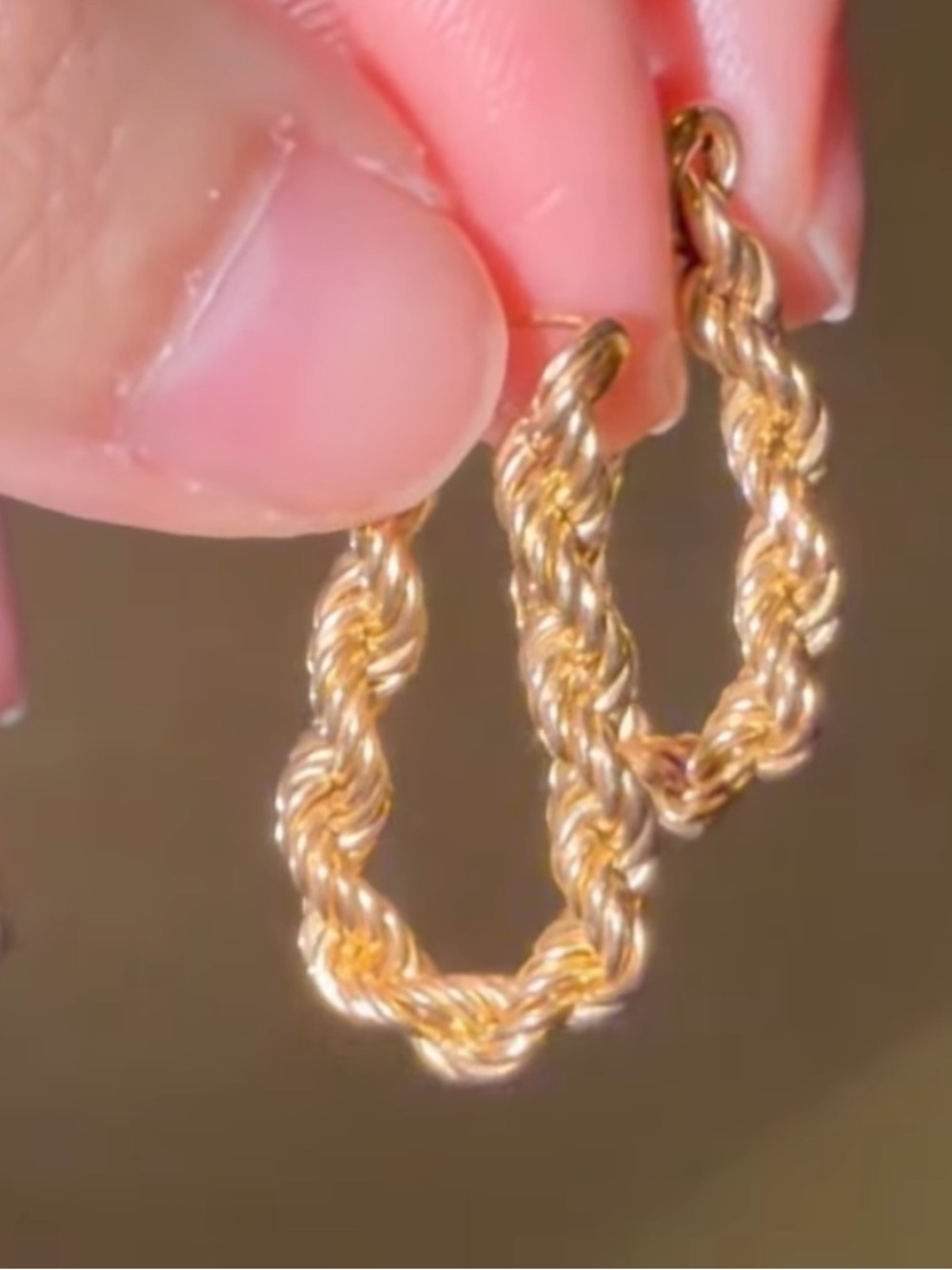 Solid Gold Earrings